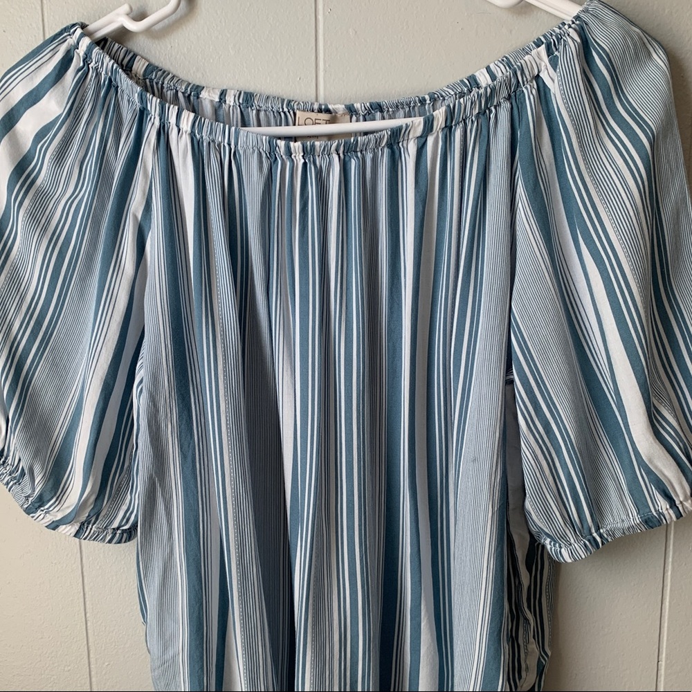 Loft Women’s Off the Shoulder Shirt *X-SMALL*